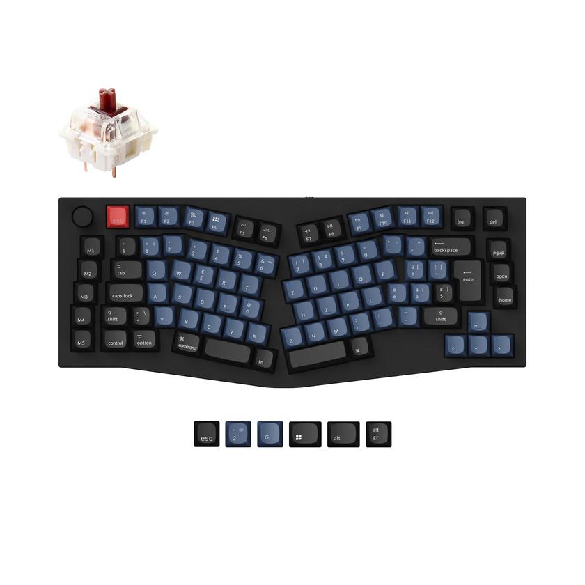 Keychron Q10 (Alice Layout) QMK Custom Mechanical Keyboard ISO Layout Collection Free shipping