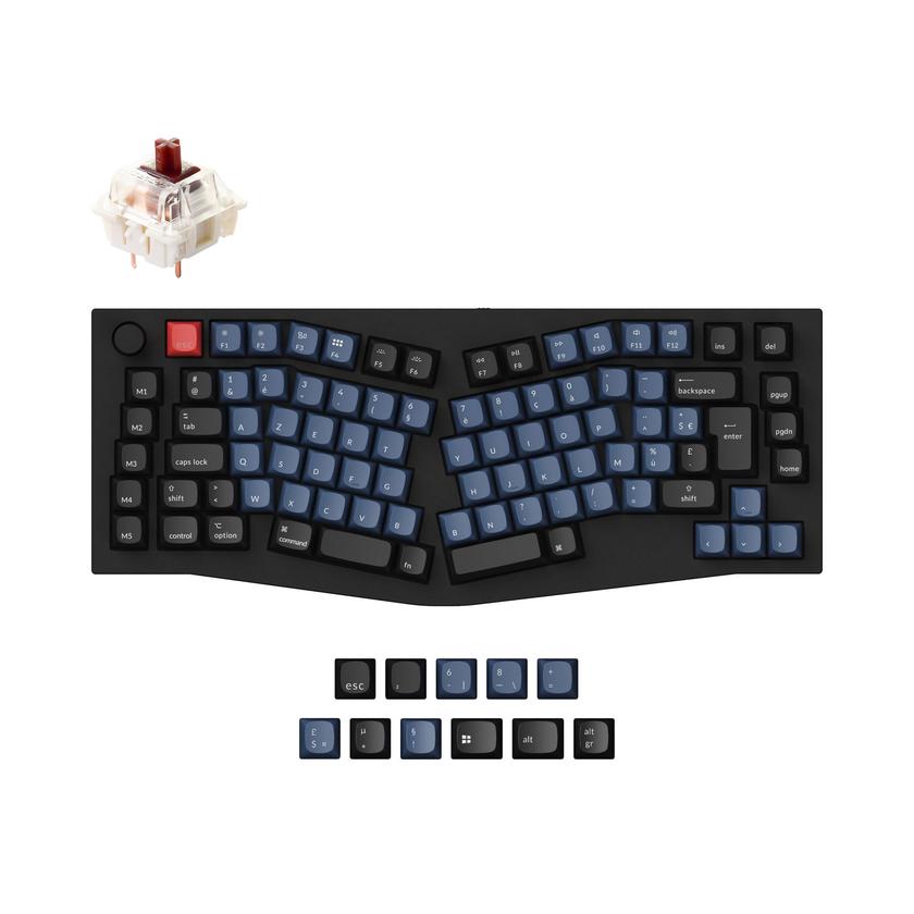 Keychron Q10 (Alice Layout) QMK Custom Mechanical Keyboard ISO Layout Collection Free shipping