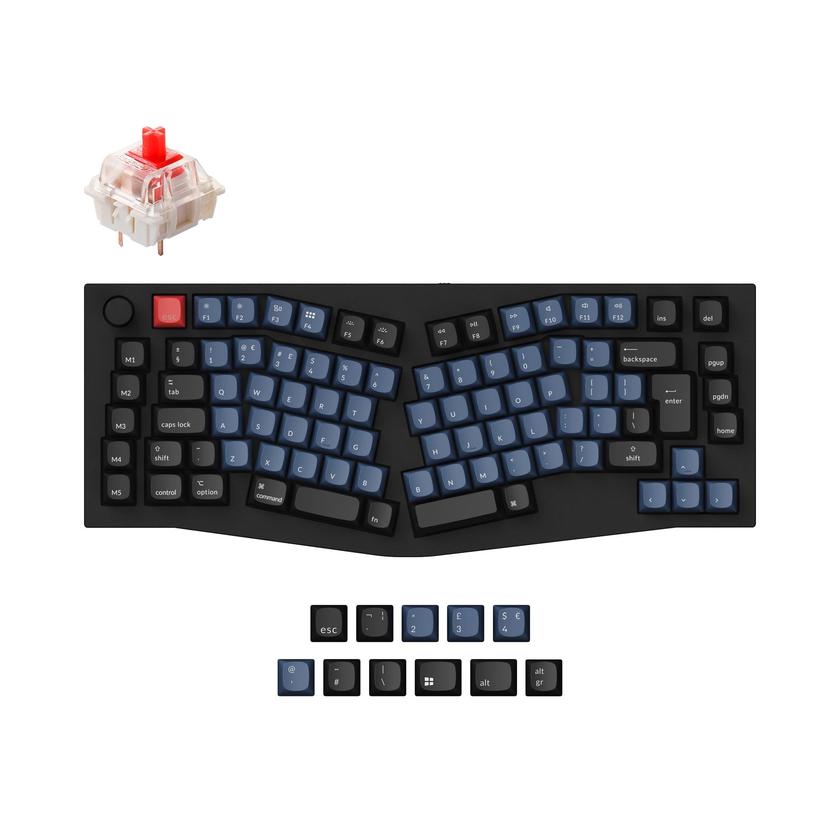 Keychron Q10 (Alice Layout) QMK Custom Mechanical Keyboard ISO Layout Collection Free shipping