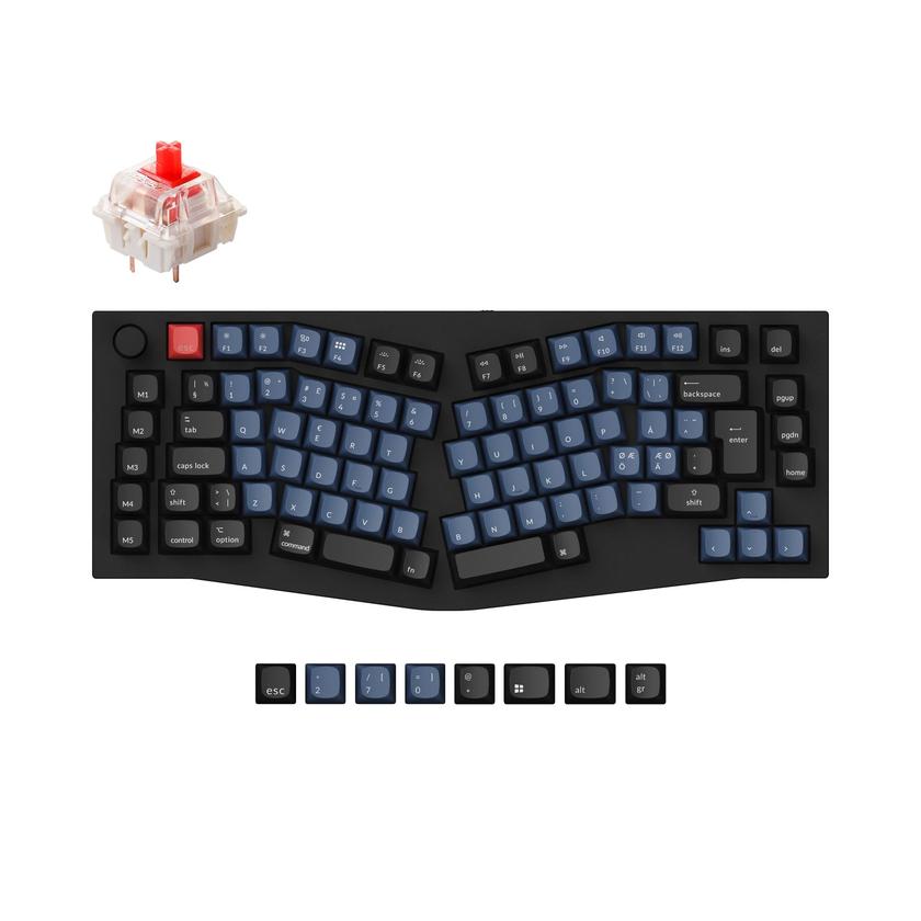 Keychron Q10 (Alice Layout) QMK Custom Mechanical Keyboard ISO Layout Collection Free shipping