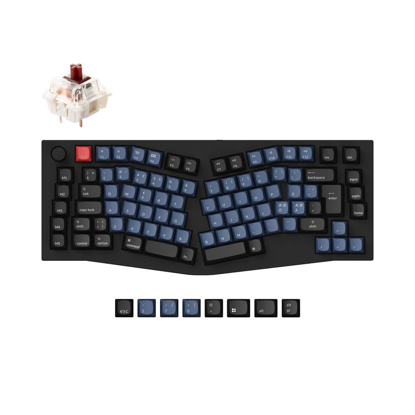 Keychron Q10 (Alice Layout) QMK Custom Mechanical Keyboard ISO Layout Collection Free shipping