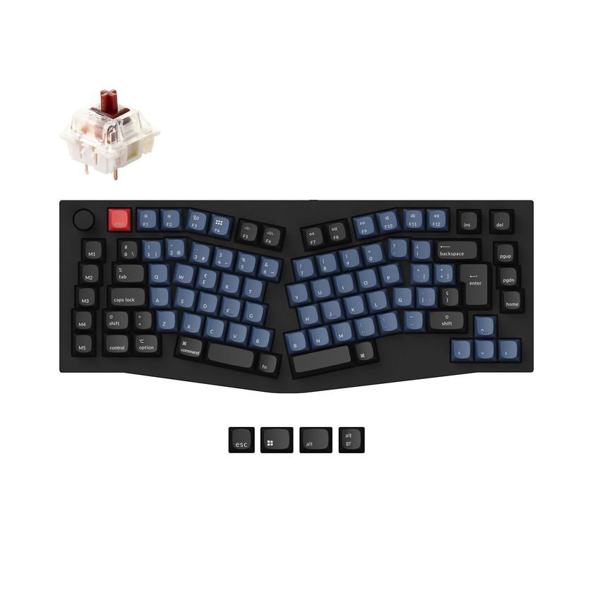 Keychron Q10 (Alice Layout) QMK Custom Mechanical Keyboard ISO Layout Collection Free shipping