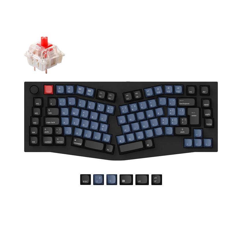 Keychron Q10 (Alice Layout) QMK Custom Mechanical Keyboard ISO Layout Collection Free shipping