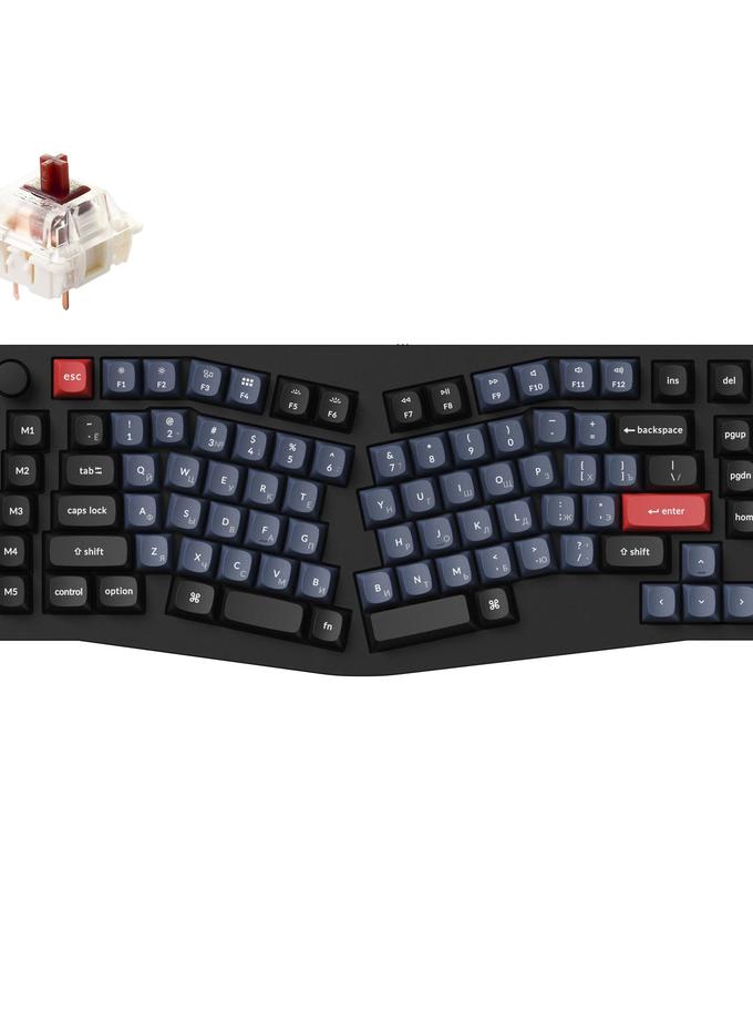 Keychron Q10 (Alice Layout) QMK Custom Mechanical Keyboard (Russian RU Layout) New Arrival