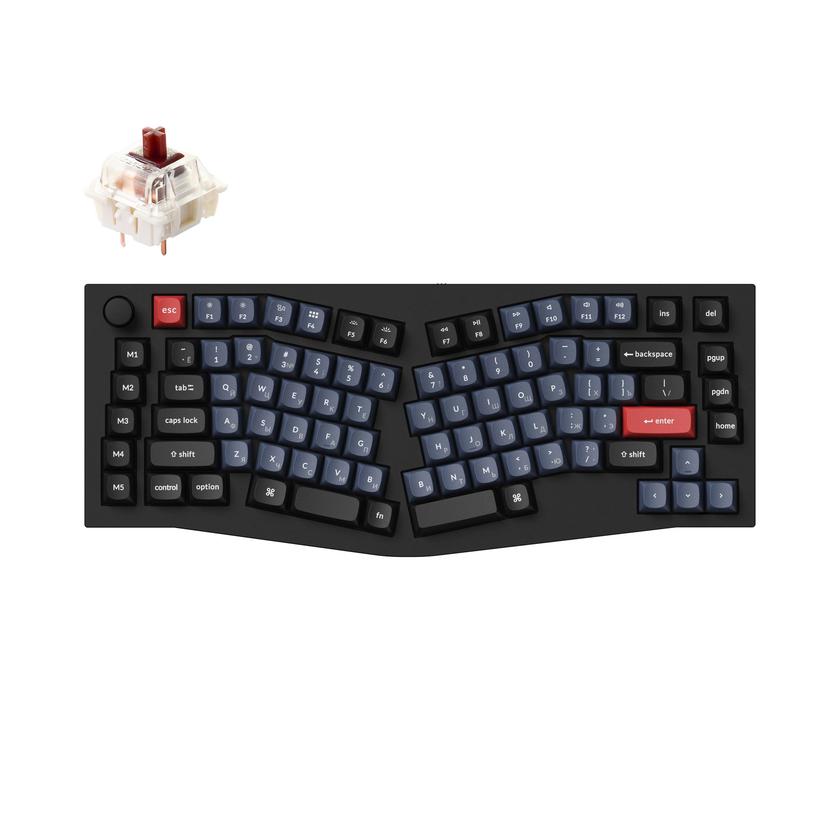 Keychron Q10 (Alice Layout) QMK Custom Mechanical Keyboard (Russian RU Layout) New Arrival