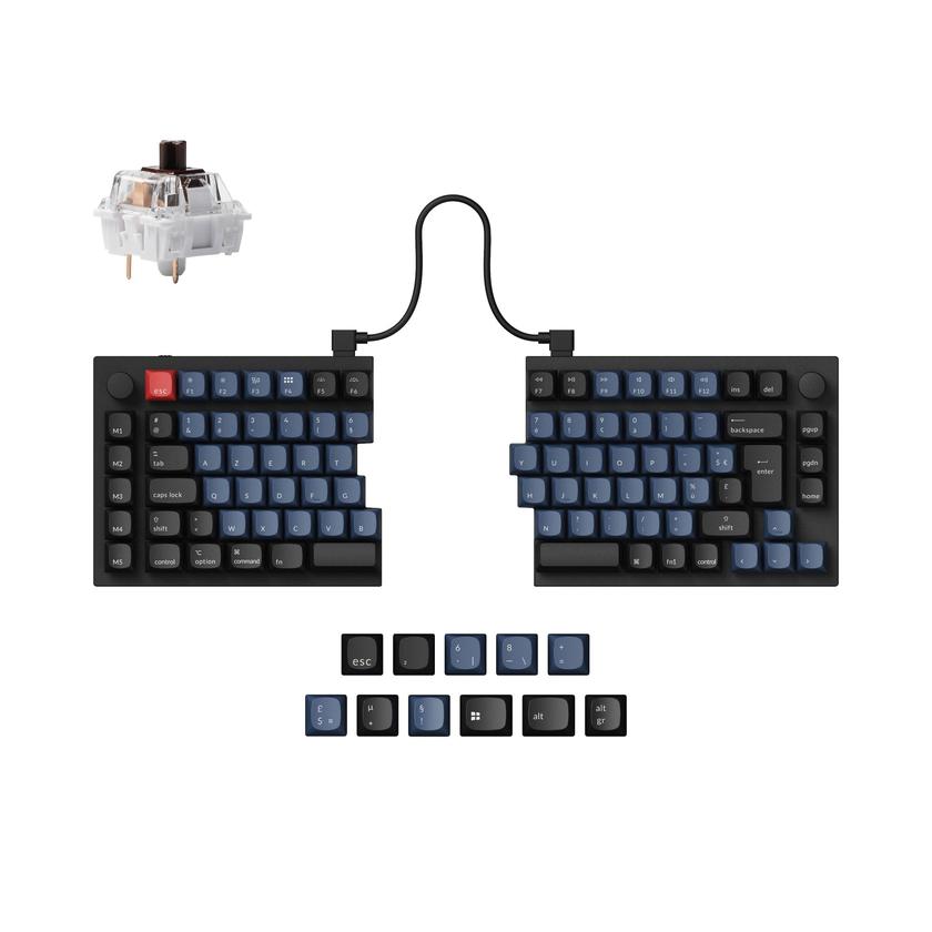 Keychron Q11 QMK Custom Mechanical Keyboard ISO Layout Collection Free shipping