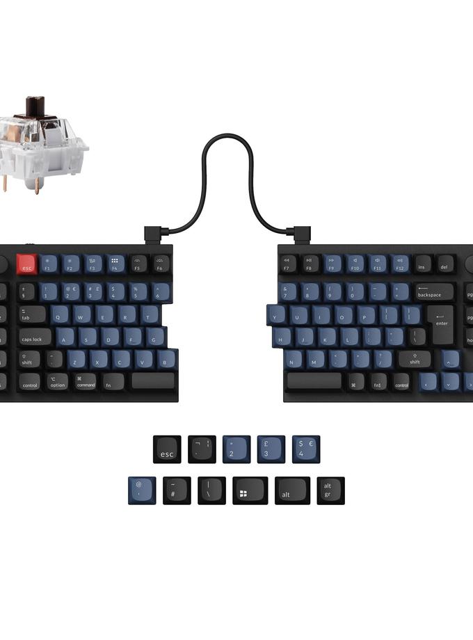 Keychron Q11 QMK Custom Mechanical Keyboard ISO Layout Collection Free shipping