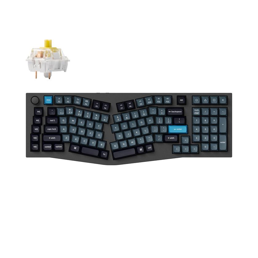 Keychron Q13 Pro (Alice Layout) QMK/VIA Wireless Custom Mechanical Keyboard Best Buy