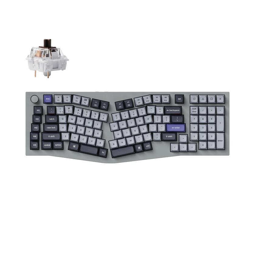 Keychron Q13 Pro (Alice Layout) QMK/VIA Wireless Custom Mechanical Keyboard Best Buy