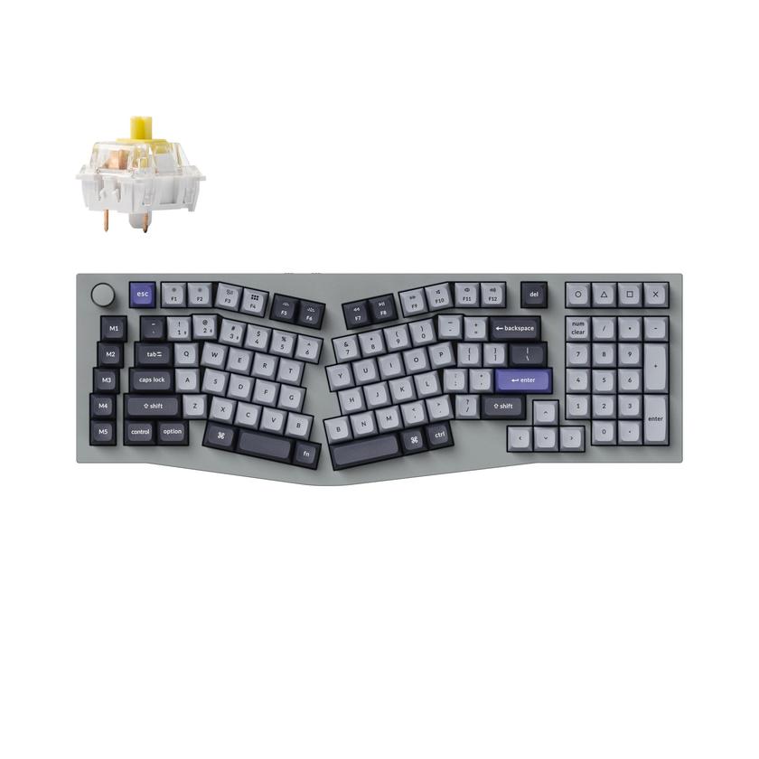 Keychron Q13 Pro (Alice Layout) QMK/VIA Wireless Custom Mechanical Keyboard Best Buy