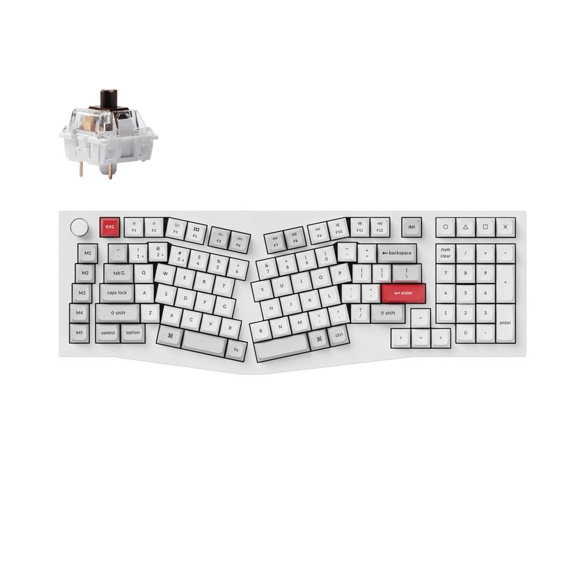 Keychron Q13 Pro (Alice Layout) QMK/VIA Wireless Custom Mechanical Keyboard Best Buy