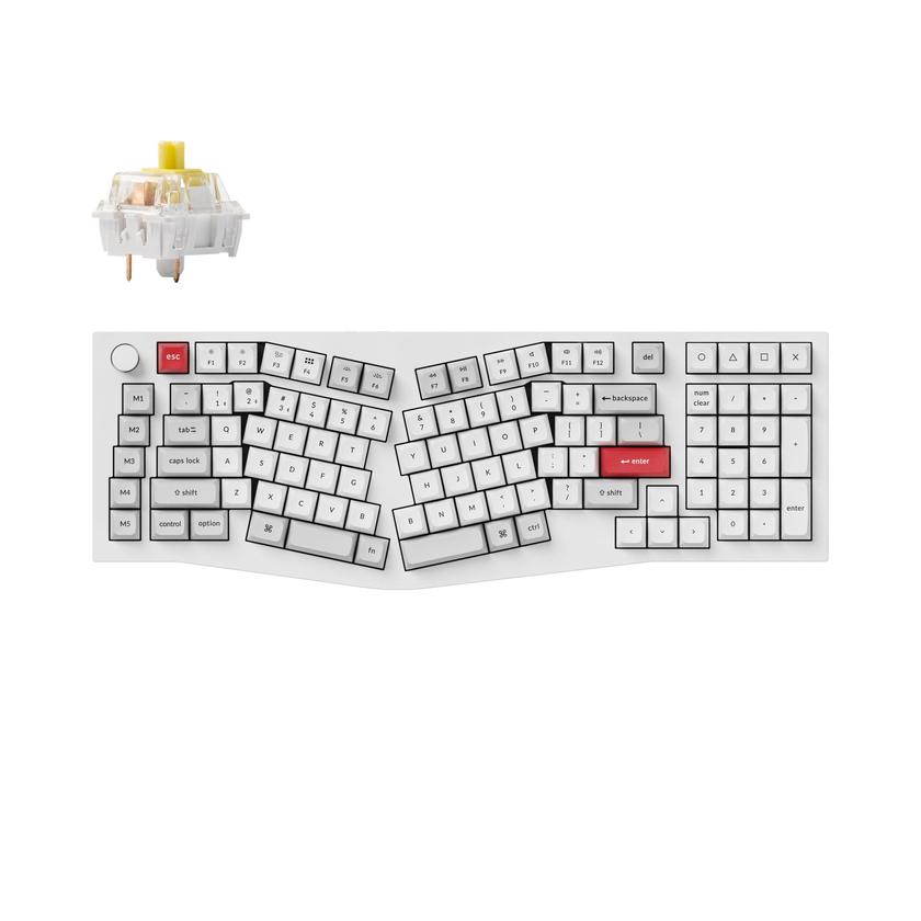 Keychron Q13 Pro (Alice Layout) QMK/VIA Wireless Custom Mechanical Keyboard Best Buy