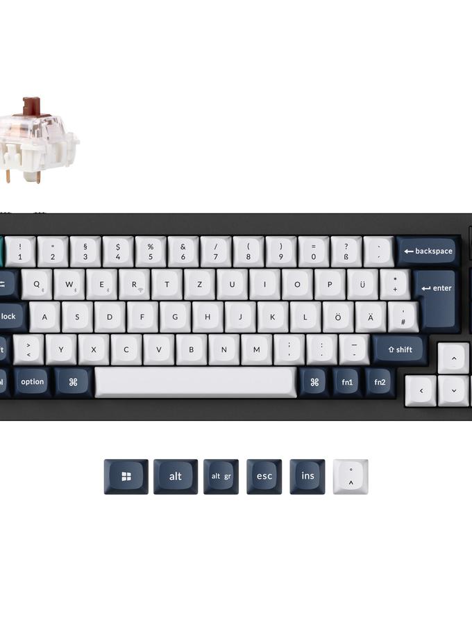 Keychron Q2 Max QMK/VIA Wireless Custom Mechanical Keyboard ISO Layout Collection New Arrival