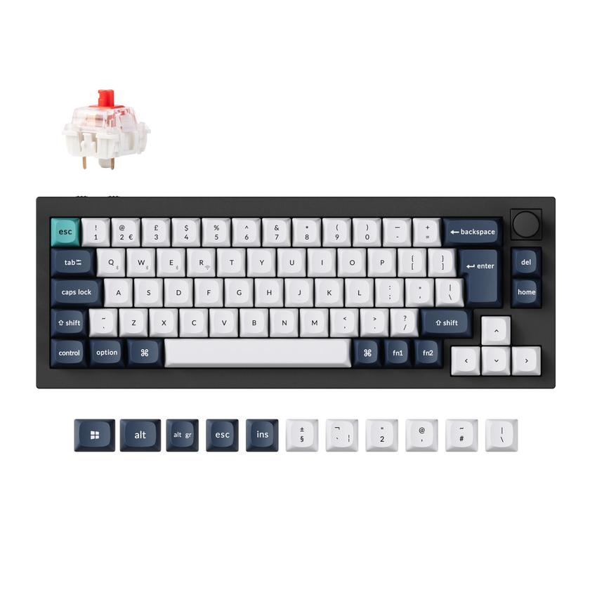 Keychron Q2 Max QMK/VIA Wireless Custom Mechanical Keyboard ISO Layout Collection New Arrival