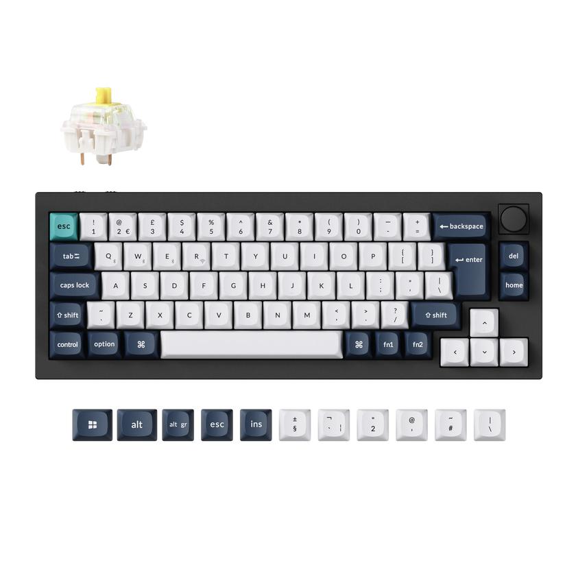 Keychron Q2 Max QMK/VIA Wireless Custom Mechanical Keyboard ISO Layout Collection New Arrival