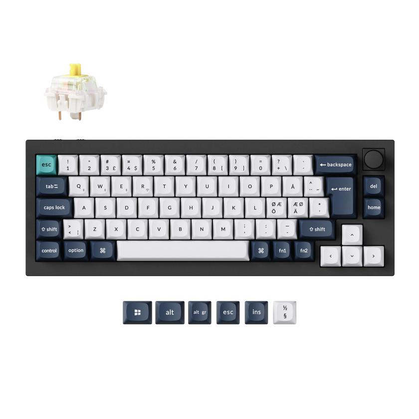 Keychron Q2 Max QMK/VIA Wireless Custom Mechanical Keyboard ISO Layout Collection New Arrival