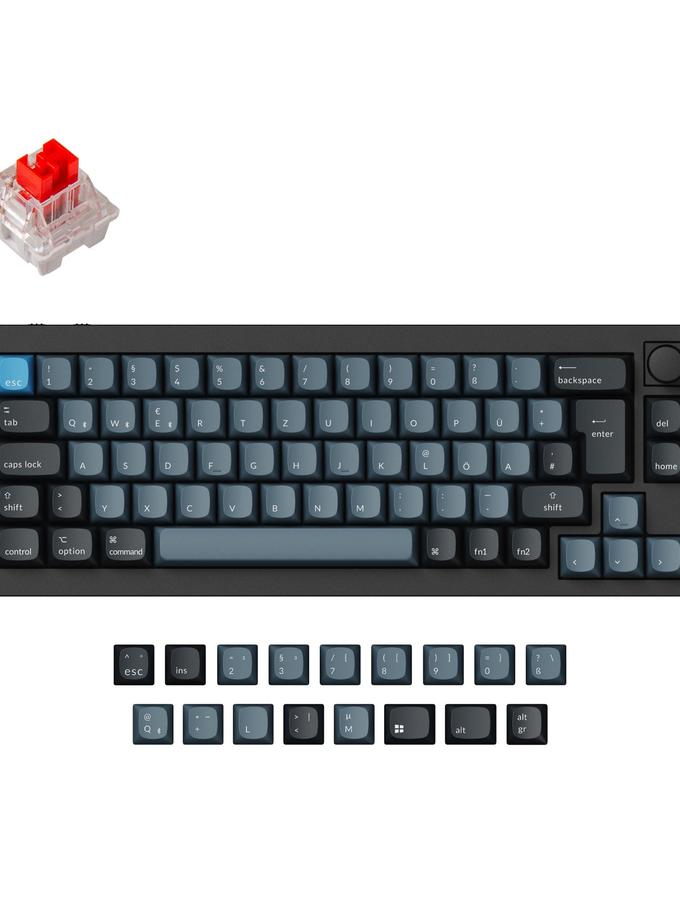 Keychron Q2 Pro QMK/VIA Wireless Custom Mechanical Keyboard ISO Layout Collection Same Day Delivery