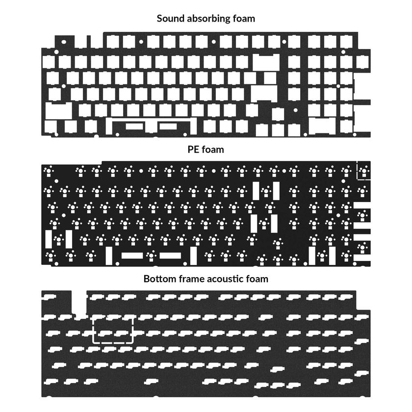 Keychron Q5 Pro / Q5 Max Acoustic Upgrade Kit Free shipping