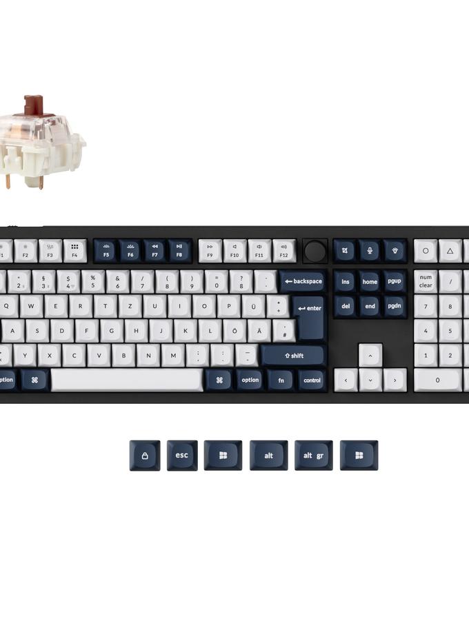 Keychron Q6 Max QMK/VIA Wireless Custom Mechanical Keyboard ISO Layout Collection Free shipping