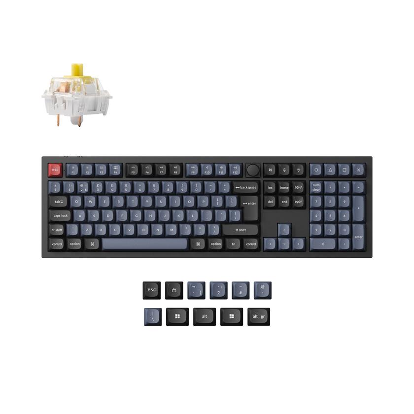 Keychron Q6 Pro QMK/VIA Wireless Custom Mechanical Keyboard ISO Layout Collection Same Day Delivery