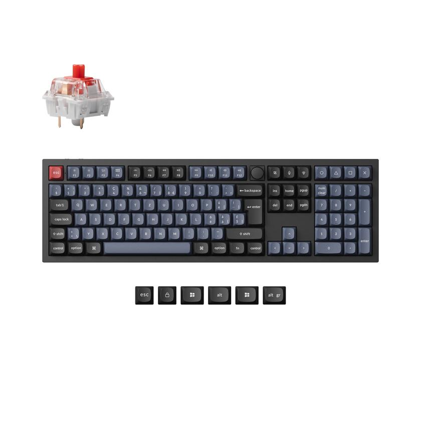 Keychron Q6 Pro QMK/VIA Wireless Custom Mechanical Keyboard ISO Layout Collection Same Day Delivery