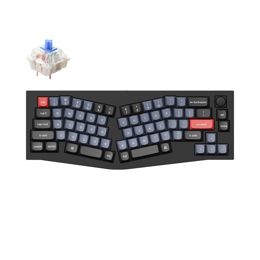 Keychron Q8 (Alice Layout) QMK Custom Mechanical Keyboard Best Seller