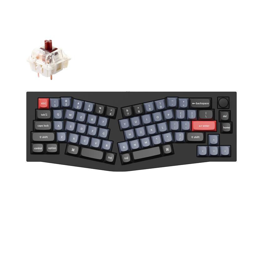 Keychron Q8 (Alice Layout) QMK Custom Mechanical Keyboard Best Seller