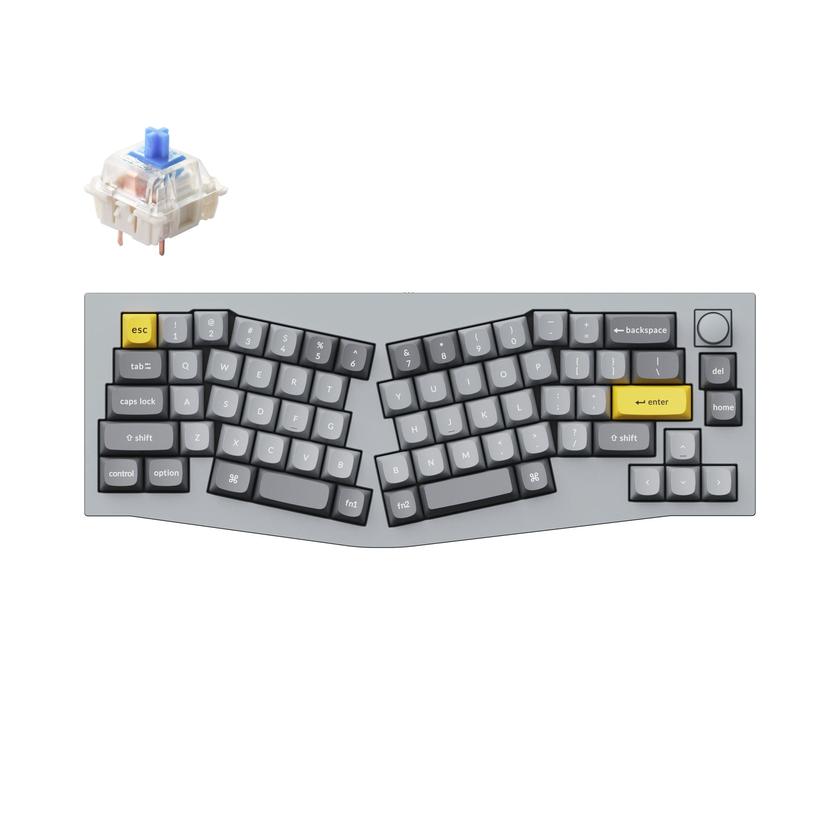 Keychron Q8 (Alice Layout) QMK Custom Mechanical Keyboard Best Seller