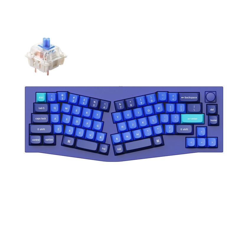 Keychron Q8 (Alice Layout) QMK Custom Mechanical Keyboard Best Seller