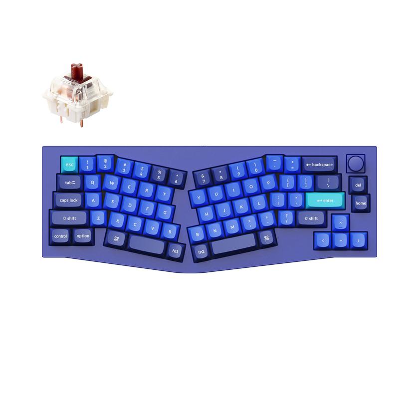 Keychron Q8 (Alice Layout) QMK Custom Mechanical Keyboard Best Seller