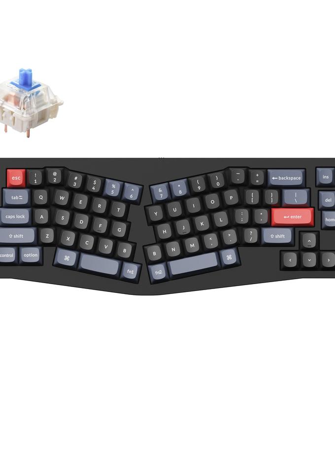 Keychron Q8 (Alice Layout) QMK Custom Mechanical Keyboard Best Seller