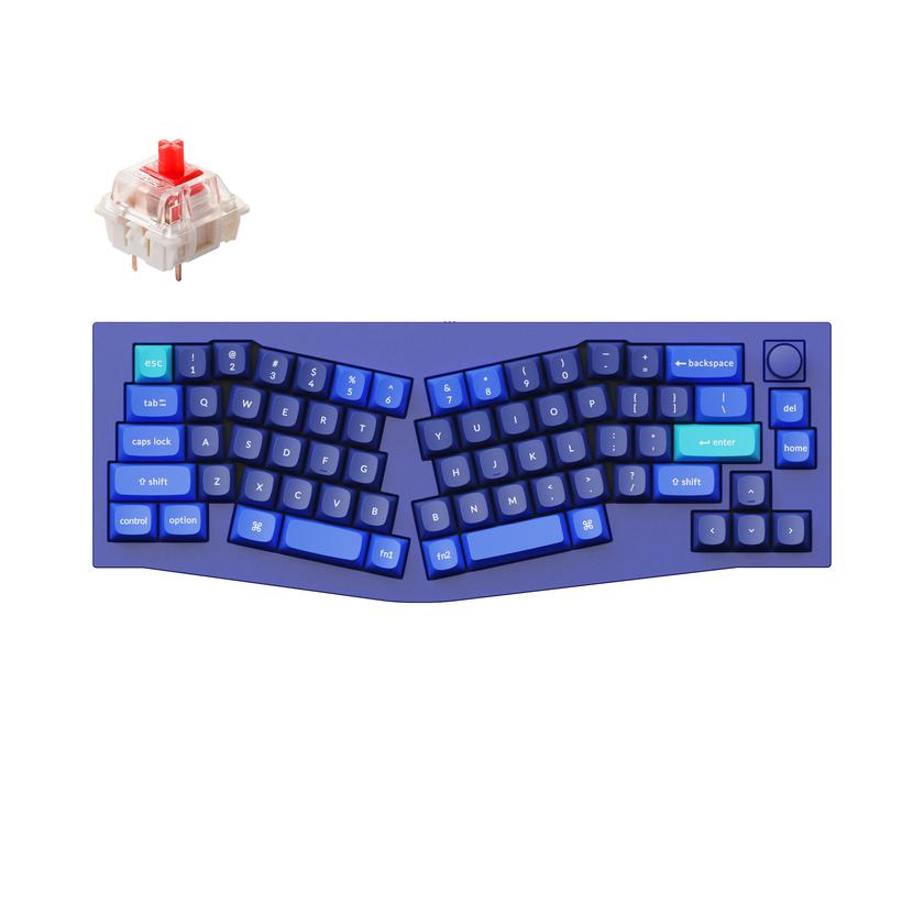 Keychron Q8 (Alice Layout) QMK Custom Mechanical Keyboard Best Seller