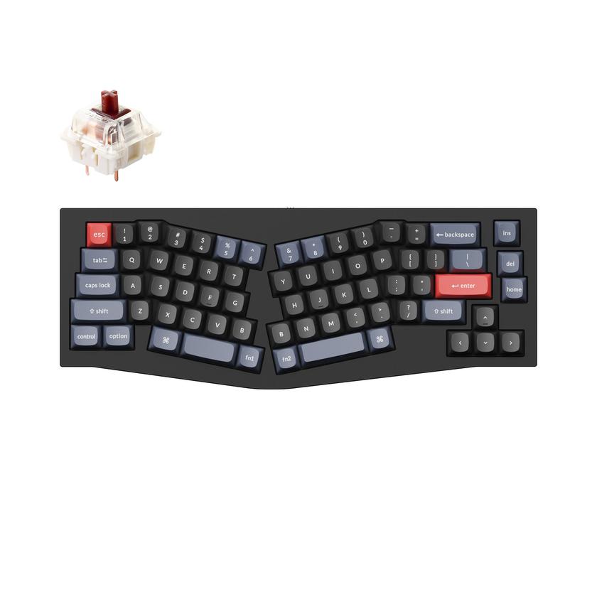 Keychron Q8 (Alice Layout) QMK Custom Mechanical Keyboard Best Seller