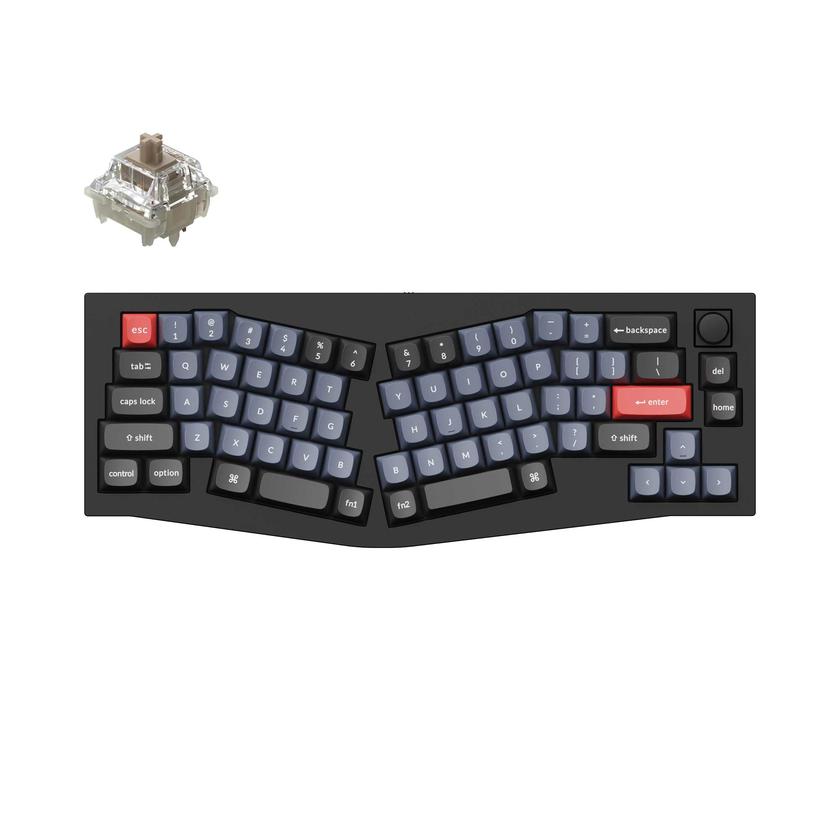 Keychron Q8 (Alice Layout) QMK Custom Mechanical Keyboard Best Seller