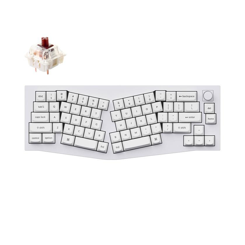 Keychron Q8 (Alice Layout) QMK Custom Mechanical Keyboard Best Seller