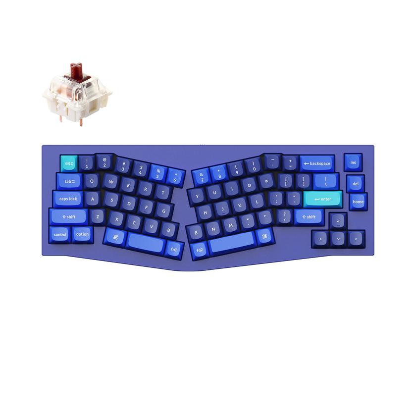 Keychron Q8 (Alice Layout) QMK Custom Mechanical Keyboard Best Seller