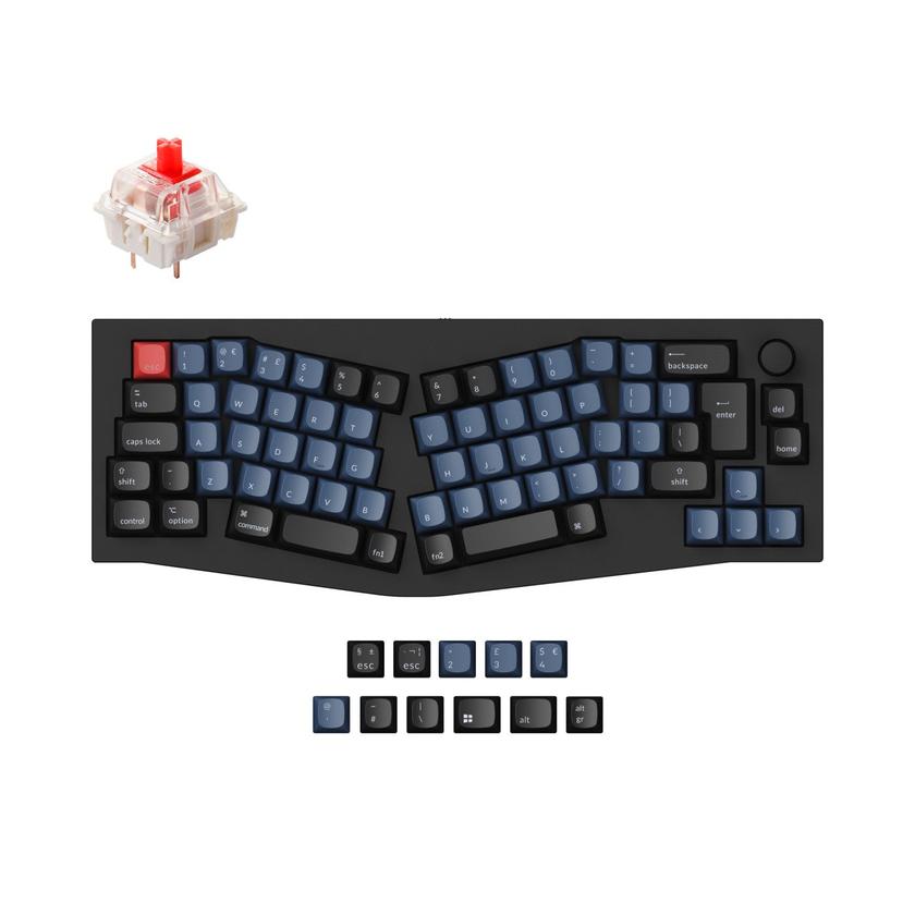 Keychron Q8 (Alice Layout) QMK Custom Mechanical Keyboard ISO Layout Collection On Sale