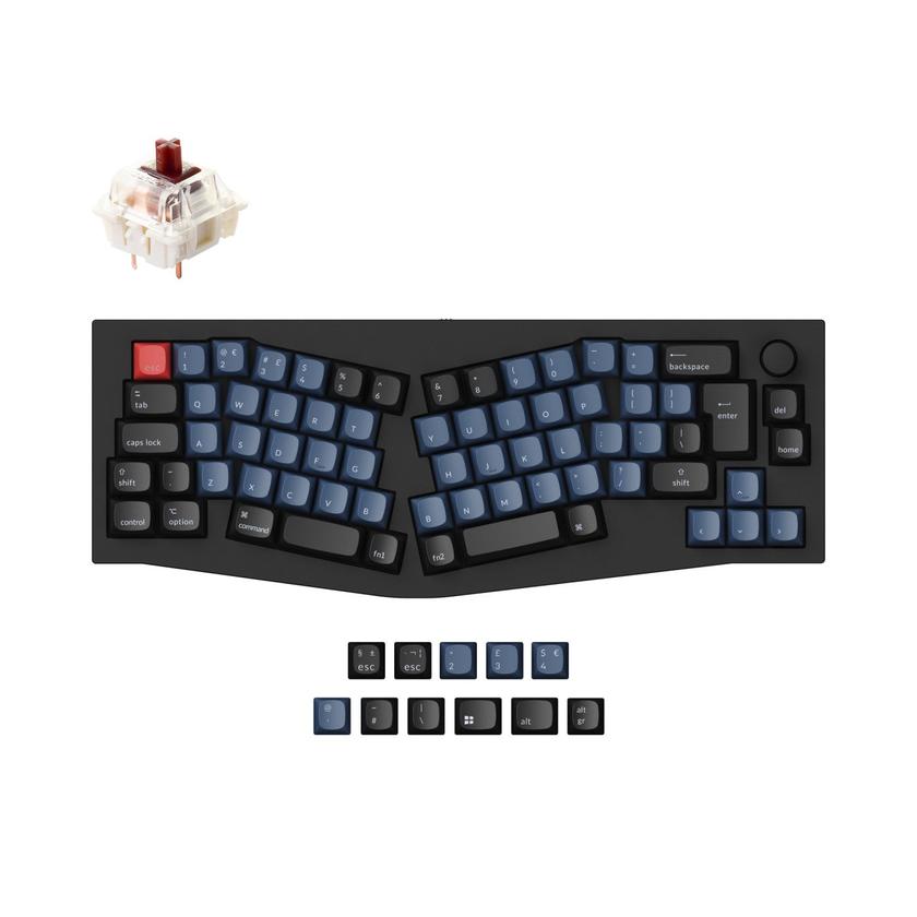 Keychron Q8 (Alice Layout) QMK Custom Mechanical Keyboard ISO Layout Collection On Sale