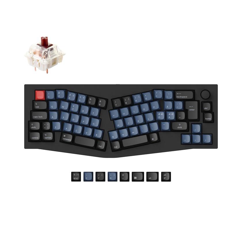 Keychron Q8 (Alice Layout) QMK Custom Mechanical Keyboard ISO Layout Collection On Sale