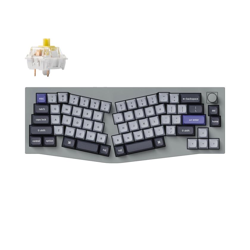 Keychron Q8 Pro (Alice Layout) QMK/VIA Wireless Custom Mechanical Keyboard High Quality