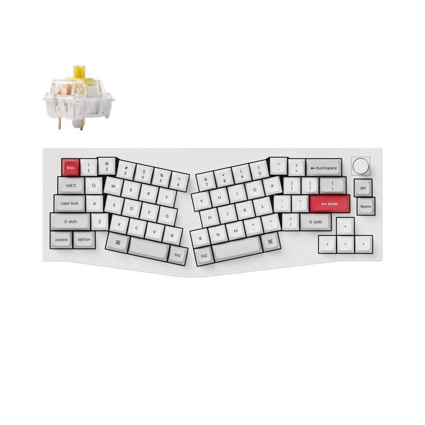 Keychron Q8 Pro (Alice Layout) QMK/VIA Wireless Custom Mechanical Keyboard High Quality