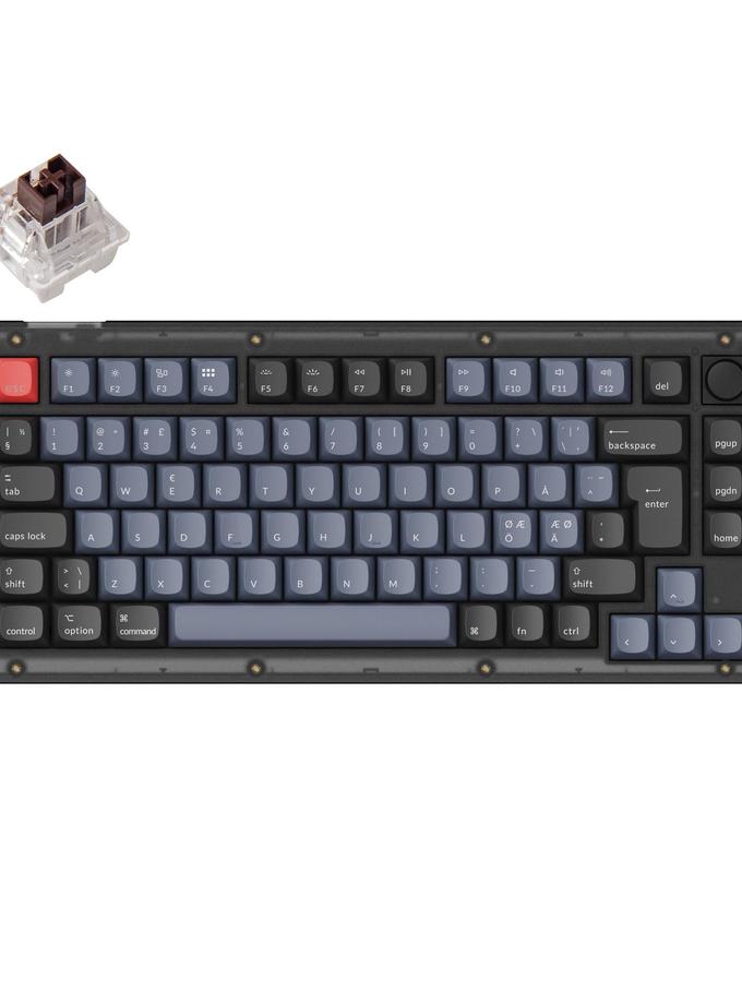 Keychron V1 QMK Custom Mechanical Keyboard ISO Layout Collection Best Buy