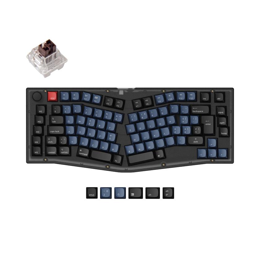 Keychron V10 (Alice Layout) QMK Custom Mechanical Keyboard ISO Layout Collection Same Day Delivery