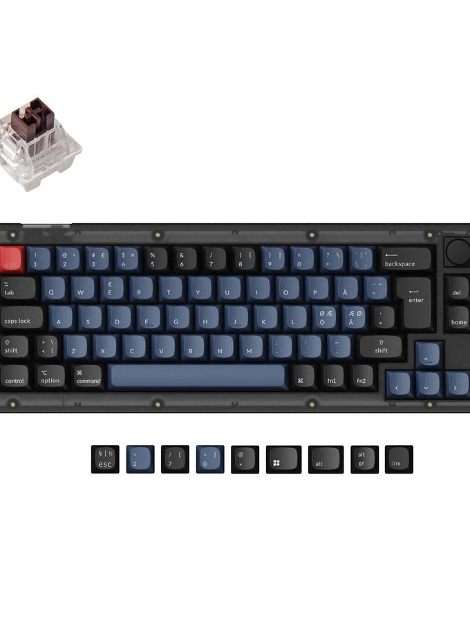 Keychron V2 QMK Custom Mechanical Keyboard ISO Layout Collection Free shipping