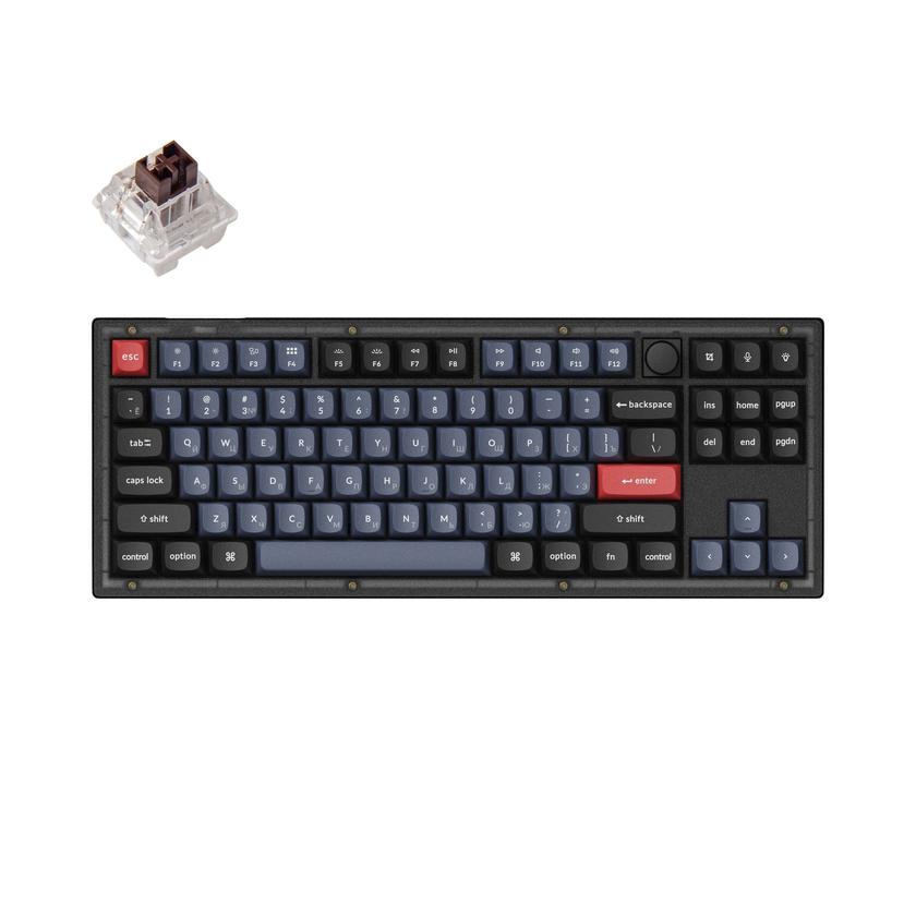 Keychron V3 QMK Custom Mechanical Keyboard Russian Layout High Quality