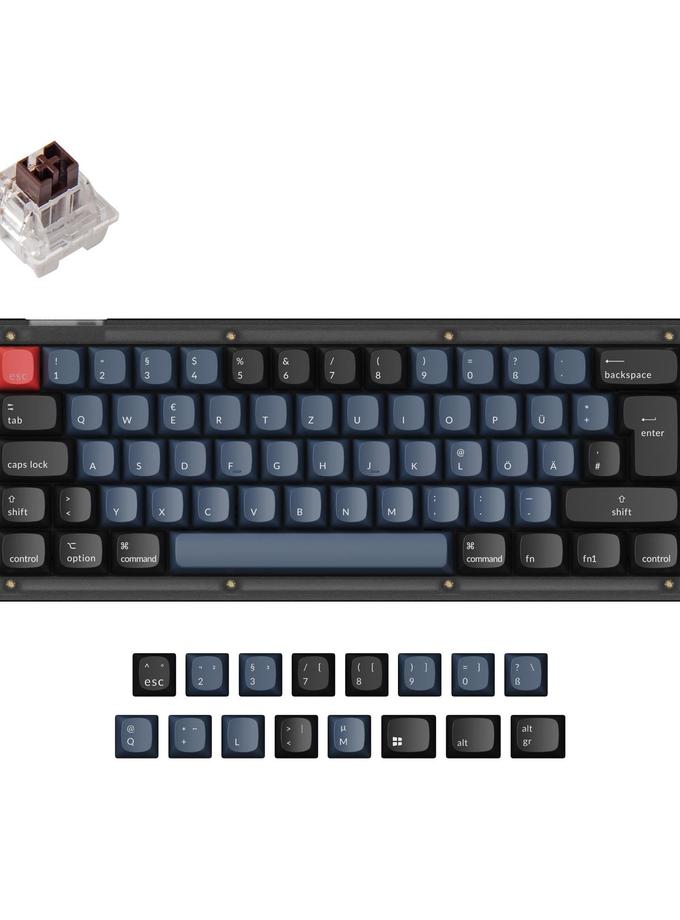 Keychron V4 QMK Custom Mechanical Keyboard ISO Layout Collection Best Buy