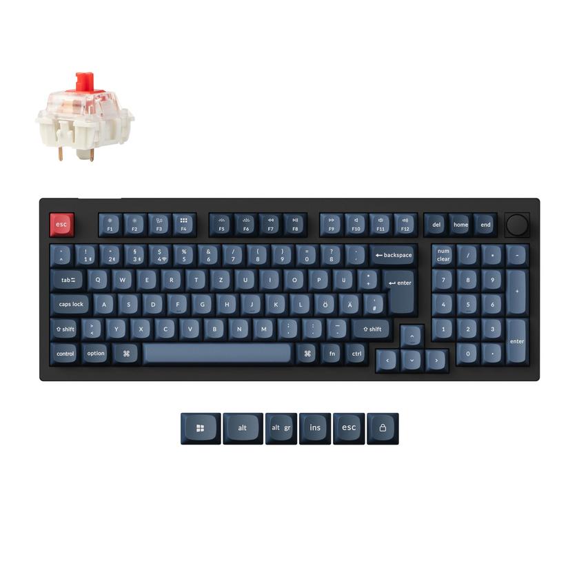 Keychron V5 Max QMK Wireless Custom Mechanical Keyboard ISO Layout Collection New Arrival