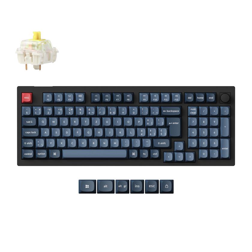 Keychron V5 Max QMK Wireless Custom Mechanical Keyboard ISO Layout Collection New Arrival