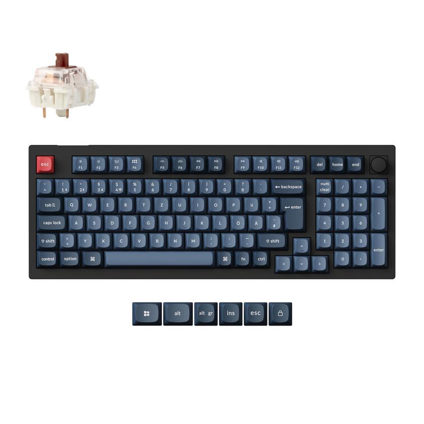 Keychron V5 Max QMK Wireless Custom Mechanical Keyboard ISO Layout Collection New Arrival