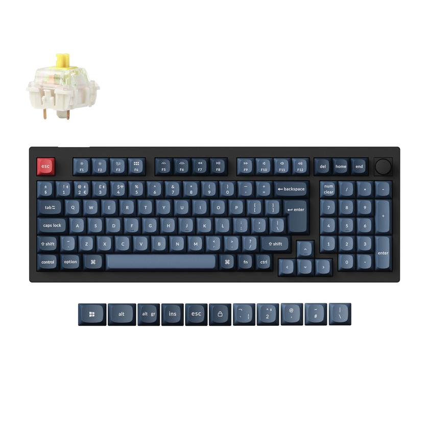 Keychron V5 Max QMK Wireless Custom Mechanical Keyboard ISO Layout Collection New Arrival